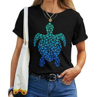 Sea Turtle Lover Ocean Animal Boys Tropical Sea Turtles Women T-shirt - Seseable