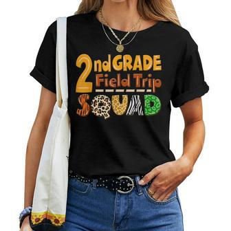 Second Grade Students School Zoo Field Trip Squad Teachers Women T-shirt - Monsterry