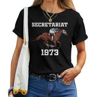 Secretariat 1973 Derby Horse Racing Women T-shirt - Monsterry CA