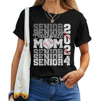 Senior Mom 2024 Baseball Class Of 2024 Graduation 2024 Women T-shirt | Mazezy AU