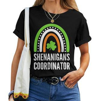 Shenanigans Coordinator Irish Rainbow St Patrick's Day Women T-shirt | Mazezy UK