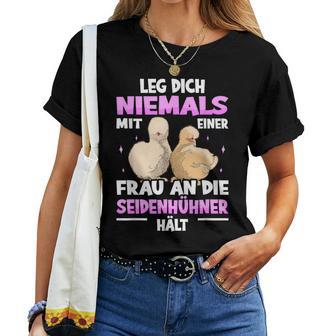 Silk Chickens Silkie Chickens Mum Chicken Silk Chicken T-shirt Frauen - Geschenkecke