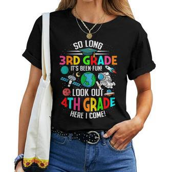 So Long 3Rd Grade Its Been Fun Graduation Astronaut Women T-shirt - Monsterry