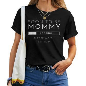 Soon To Be Mommy Est 2024 Promoted To Mom 2024 New Mama Women T-shirt - Monsterry CA