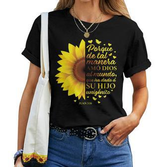 Spanish Sunflower Christian John 316 Mom Women T-shirt - Monsterry