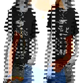 Spqr Eagle Gladius Espada Emblema Del Imperio Romano Sin Mangas Camiseta de mujer - Regaloses