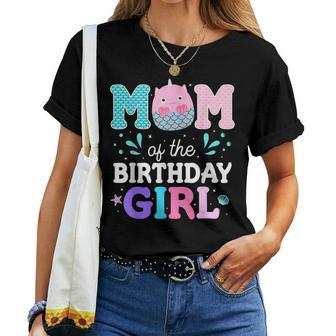 Squish Mom Mallow Matching Squish Birthday Girl Mother's Day Women T-shirt - Monsterry CA