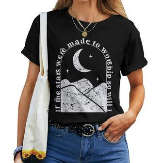 If The Stars Were Made To Worship So Will I Christian Boho Women T-shirt - Monsterry CA