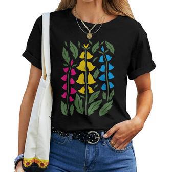 Subtle Pansexual Pride Pan Pride Wildflower Cottagecore Women T-shirt - Monsterry CA