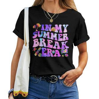 In My Summer Break Era Teacher Tie Dye Last Day Of School Women T-shirt - Seseable