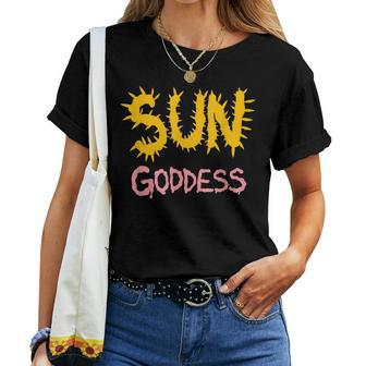 Sun Goddess Girls Beach Nature Summer Magic Women T-shirt - Monsterry AU
