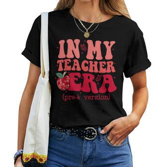 In My Teacher Era Back To School Pre-K Teacher Team Women T-shirt - Monsterry DE