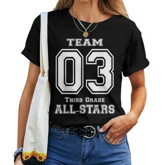 Team 3Rd Grade All-Stars Sport Jersey Women T-shirt - Monsterry