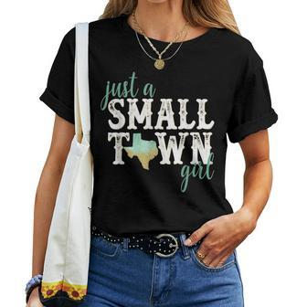 Texas Small Town Girl Hometown State Roots Home Women T-shirt - Monsterry DE