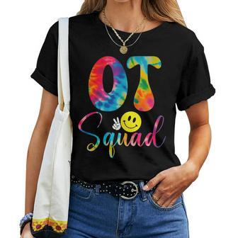 Tie Dye Occupational Therapist Groovy Ot Squad Ot Therapy Women T-shirt - Seseable