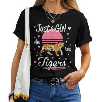 Tiger Just A Girl Who Loves Tigers Women T-shirt - Monsterry DE