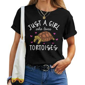 Tortoise Lover Girls Tortoise Reptile Lover Tortoise Women T-shirt - Seseable