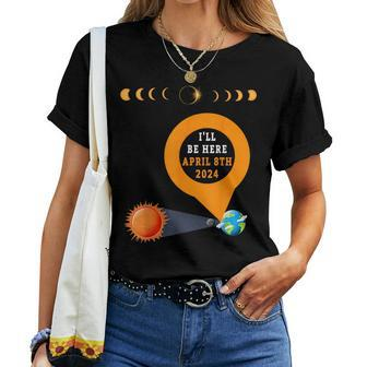 Total Solar Eclipse 2024 Idea For & Solar Eclipse Women T-shirt - Seseable