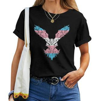 Transgender Bird Phoenix Trans Pride Flag Lgbt Kid Women T-shirt - Monsterry UK