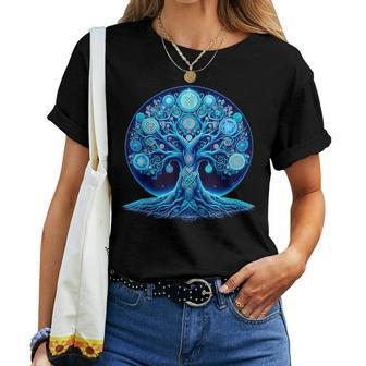 Tree Of Life Viking Celtic Tree Of Life Women T-shirt - Seseable