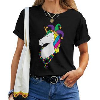 Unicorn Mardi Gras Magical Street Parade Women T-shirt - Monsterry DE