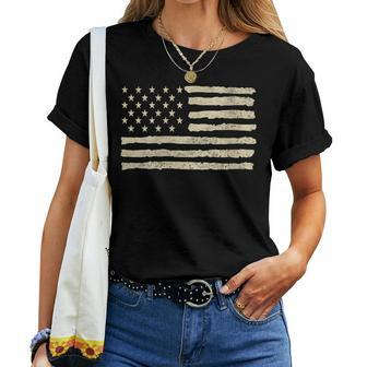 Usa Flag American Flag 4Th Of July Independence Day Vintage Women T-shirt - Monsterry CA