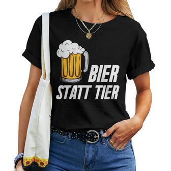 Veganeganegan Beer Instead Of Animal T-shirt Frauen - Geschenkecke