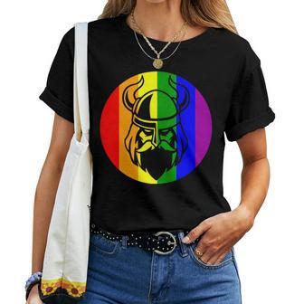 Viking Lgbtq Gay Lesbian Pride Scandinavia Women T-shirt - Monsterry