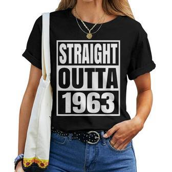 Vintage 1963 T For Retro 1963 Birthday Women T-shirt - Monsterry