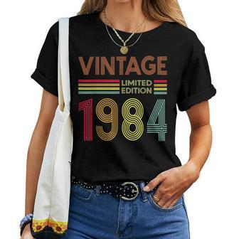 Vintage 1984 40Th Birthday 40 Years Old Women T-shirt - Monsterry UK
