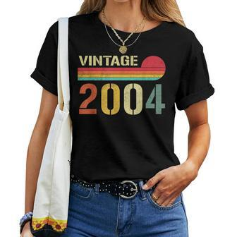 Vintage 2004 20 Year Old 20Th Birthday For Women Women T-shirt - Monsterry CA