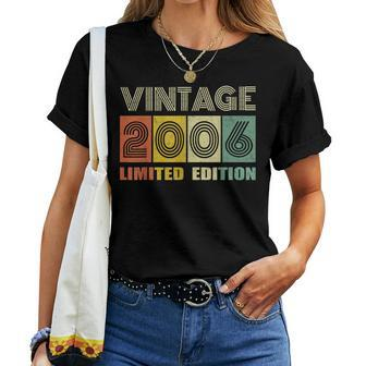 Vintage 2006 18 Years Old Boys And Girls 18Th Birthday Women T-shirt - Monsterry UK