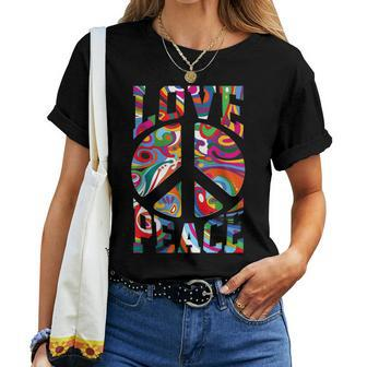 Vintage Love Peace 60S 70S Tie Dye Hippie Lover Men Women T-shirt - Monsterry