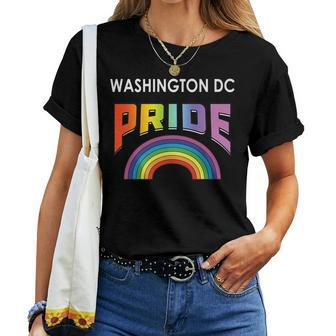 Washington Dc Lgbt Pride 2020 Rainbow Women T-shirt - Monsterry