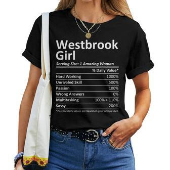 Westbrook Girl Me Maine City Home Roots Usa Women T-shirt - Monsterry DE