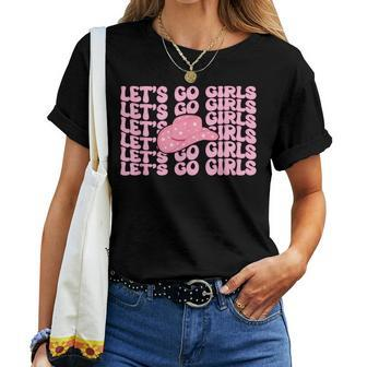 Western Let's Go Girls Bridal Bachelorette Party Cowgirl Women T-shirt - Monsterry UK