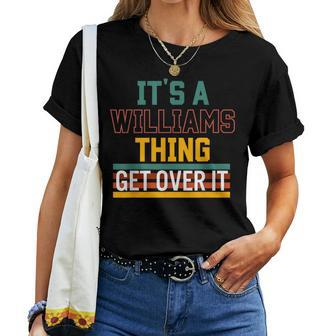 Williams Family Name Men's And Women's Women T-shirt - Seseable