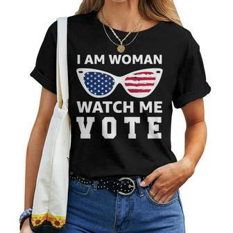 I Am Woman Watch Me Vote Women T-shirt - Seseable