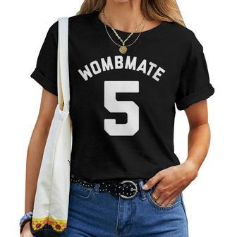 Wombmate 5 Twin Triplet Quadruplet Matching Women T-shirt - Monsterry AU