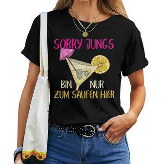 Women's Mallorca Saufen Sayings Henergeben Jga T-shirt Frauen - Seseable