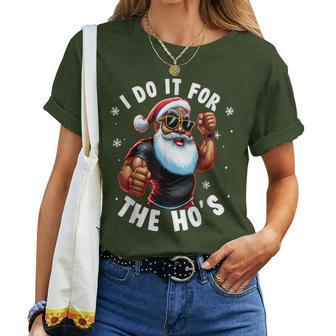 African American Santa Claus Christmas Pajama Menwomen Women T-shirt | Mazezy CA