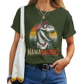 Mamasaurus Dinosaur Mom For Christmas Birthday Women T-shirt | Mazezy CA