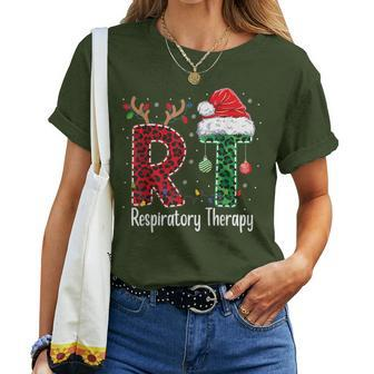 Respiratory Therapist Christmas Future Nurse Women T-shirt - Monsterry