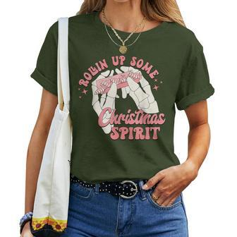 Rolling Up Some Christmas Spirit Xmas Tree Cakes Mens Women T-shirt | Mazezy