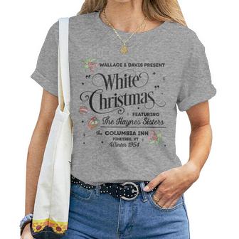 White Christmas Wallace And Davis Haynes Sister Women T-shirt - Thegiftio UK