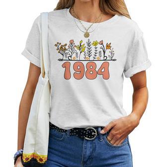 Anniversaire 40 Ans Homme Humour 1984 T-shirt femme | Cadeauxyz