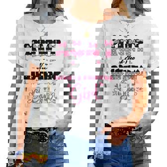 Aunt Of The Birthday Girl Mouse Family Matching Women T-shirt - Seseable