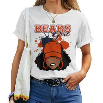 Bears Girl Sports Fan Team Spirit Women T-shirt - Monsterry