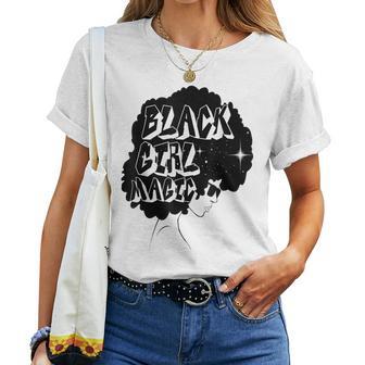 Black Girl Magic Afro Graffiti Urban Queen Women T-shirt - Monsterry DE