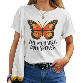 Butterfly Monarch Whisperer Cute Butterfly Women T-shirt - Monsterry UK